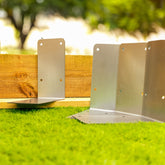 Corner Railway Sleeper Brackets - 100mm x 200mm (Pack of 4)